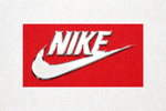 知名体育品牌 Nike  swoosh 标志